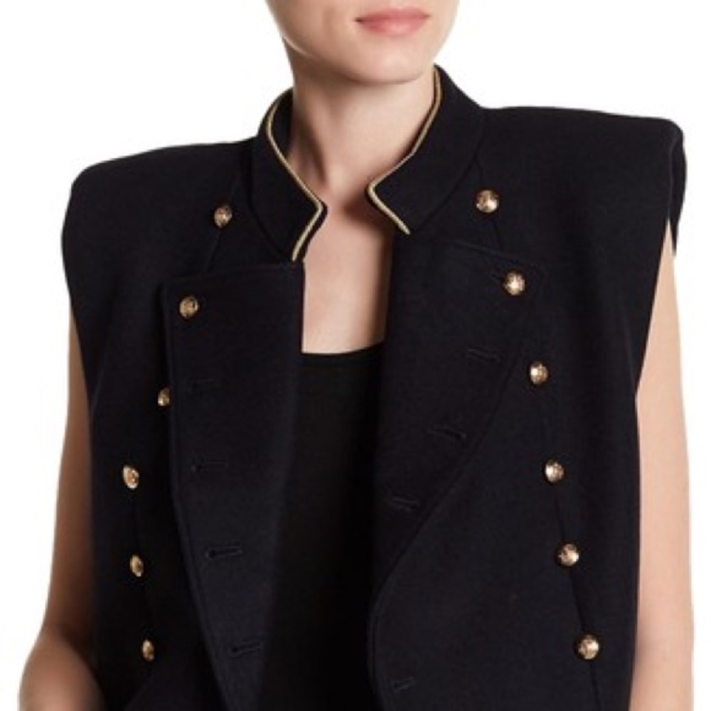 Free People Navy Vest